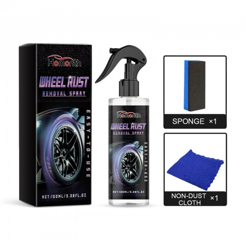 Homonth Car Iron Remover - Wheel Protection & Brake Disc Cleaner - Dust & Rust Eradicator for Auto Care 100ml